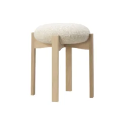 Pioneer Stool, lacquered oak/Zero 0001