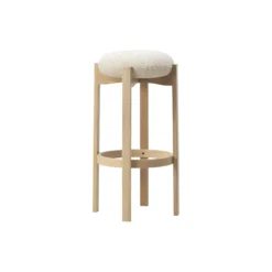 Pioneer Stool, lacquered oak/Zero 0001