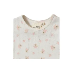 PiperKB T-shirt, off white/light pink