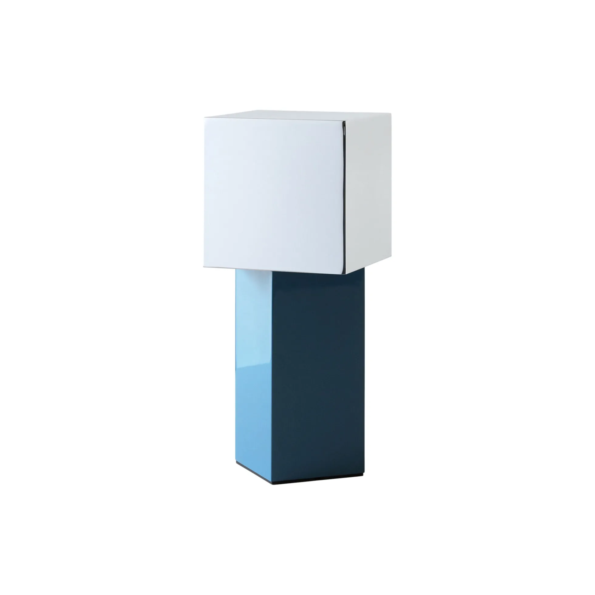 Pivot ATD7 portable bordlampe, blue silver