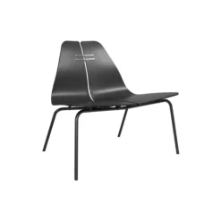 PK23™ loungestol, sortfarvet ask/sort