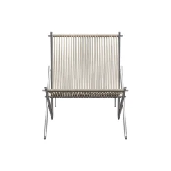 PK4™ stol, matpoleret rustfrit stål/natur