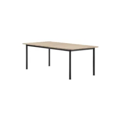 Plan Table Extendable, light oiled oak/black