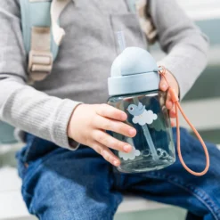 Playground snack & madkasse med drikkedunk, blue