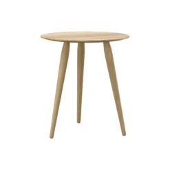 PLAYround Ø45 sofabord, naturolieret eg