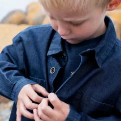 Pocket Shirt, dark denim