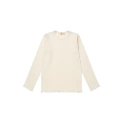 Pointelle Heart LS Tee