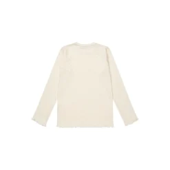 Pointelle Heart LS Tee
