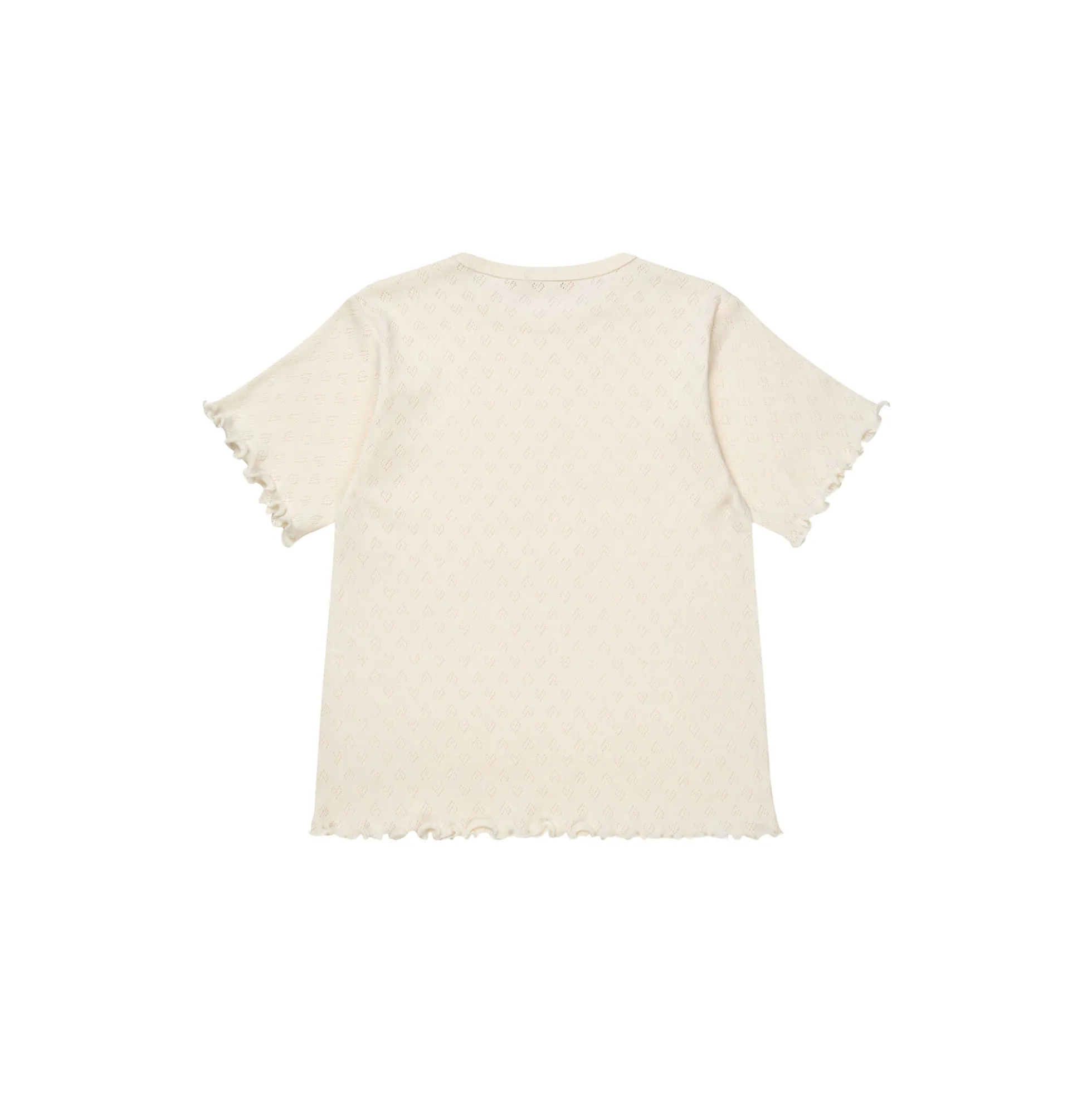 Pointelle Heart T-Shirt