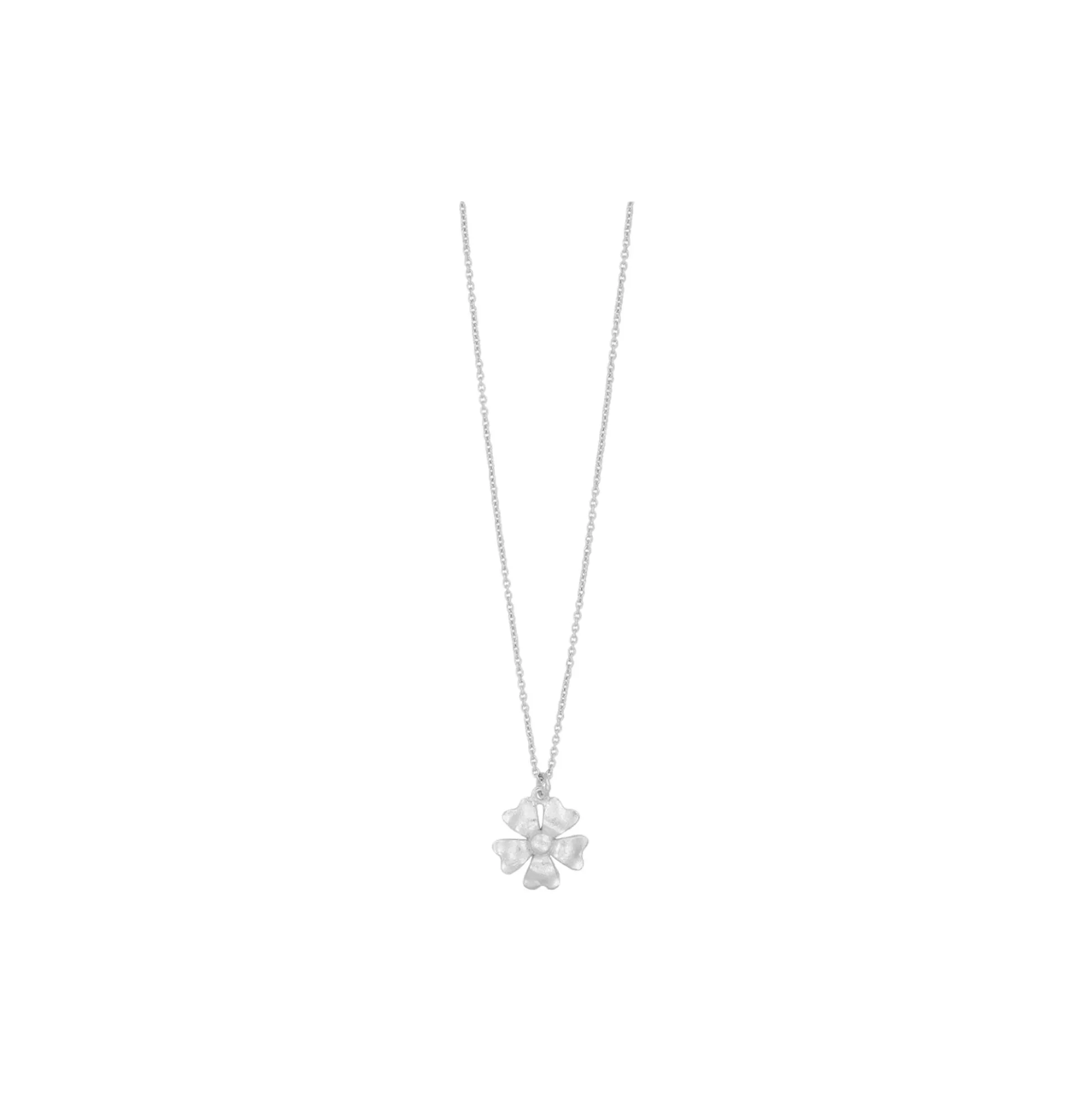Poppy Halskæde, forsølvet