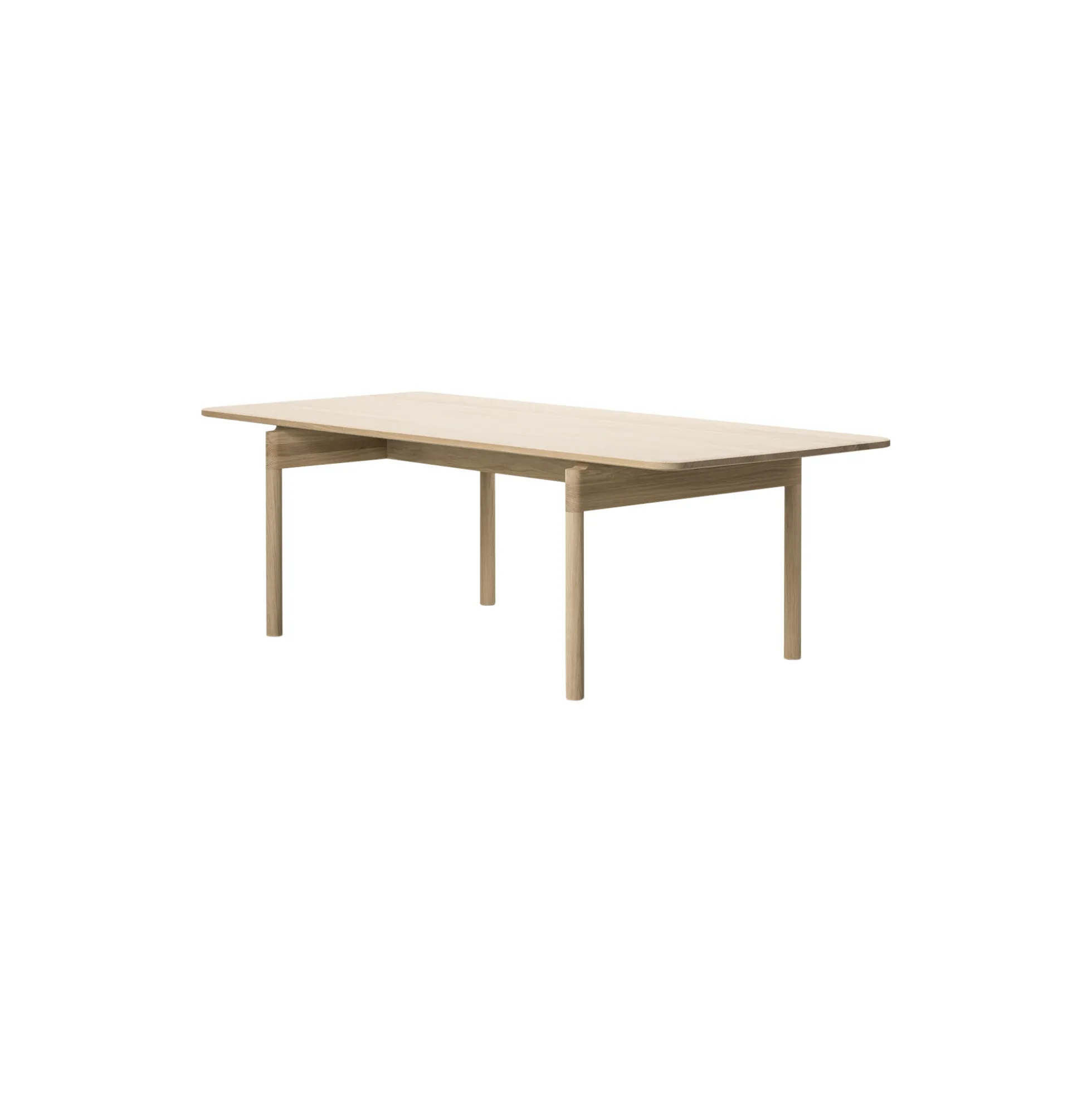 Post Table 225 cm, oiled oak