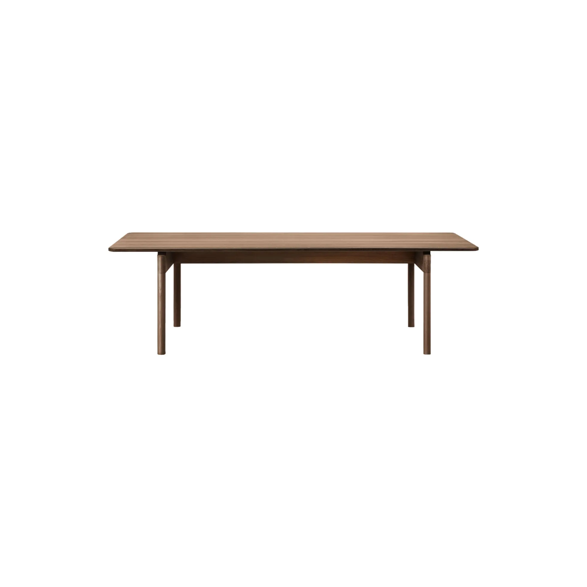 Post Table 270 cm, oiled smoked oak