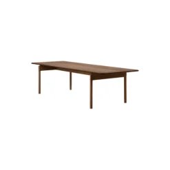 Post Table 270 cm, oiled smoked oak