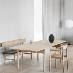 Post Table 225 cm, soap treated oak