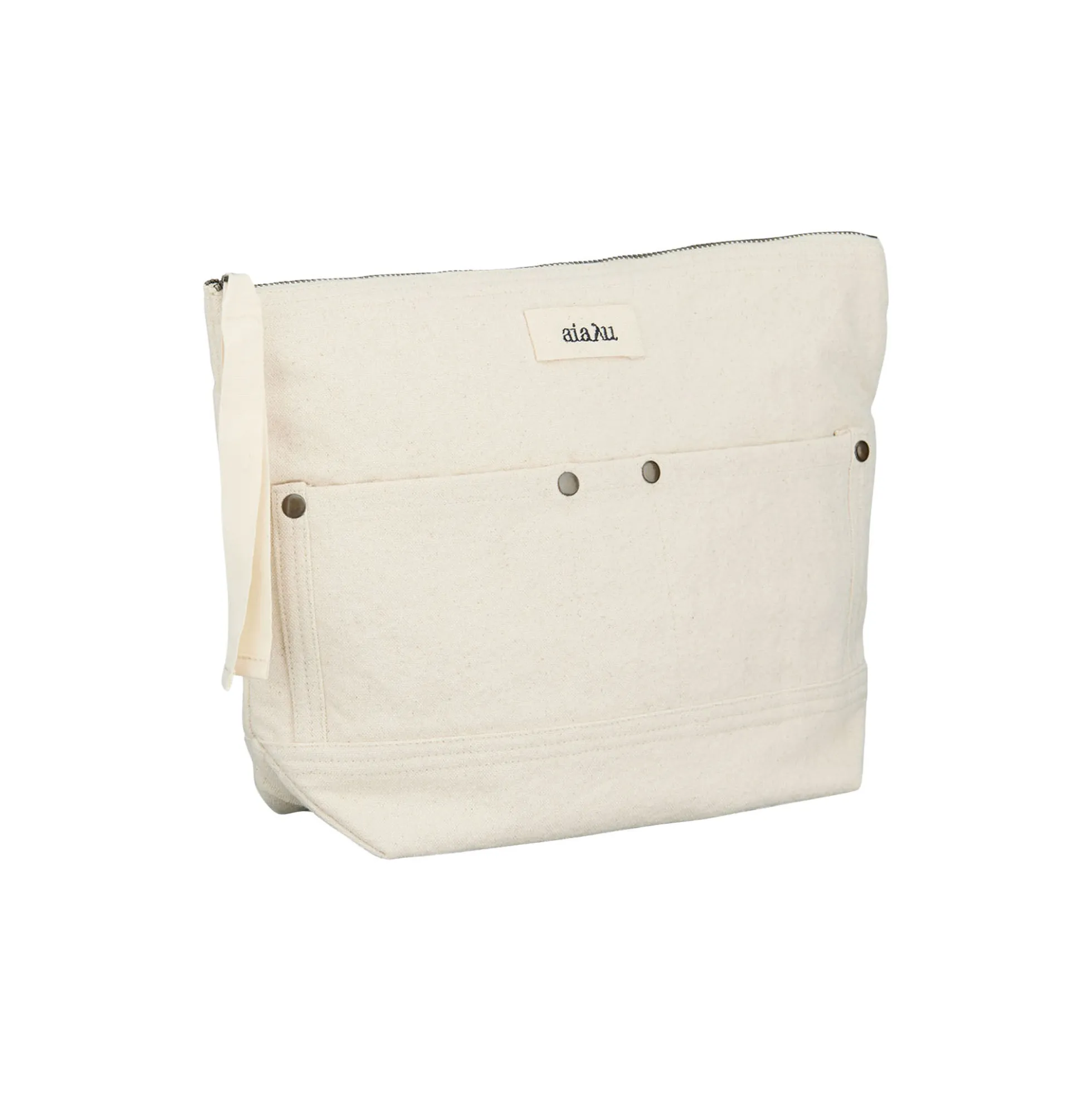 Pouch Pocket Canvas, pure ecru