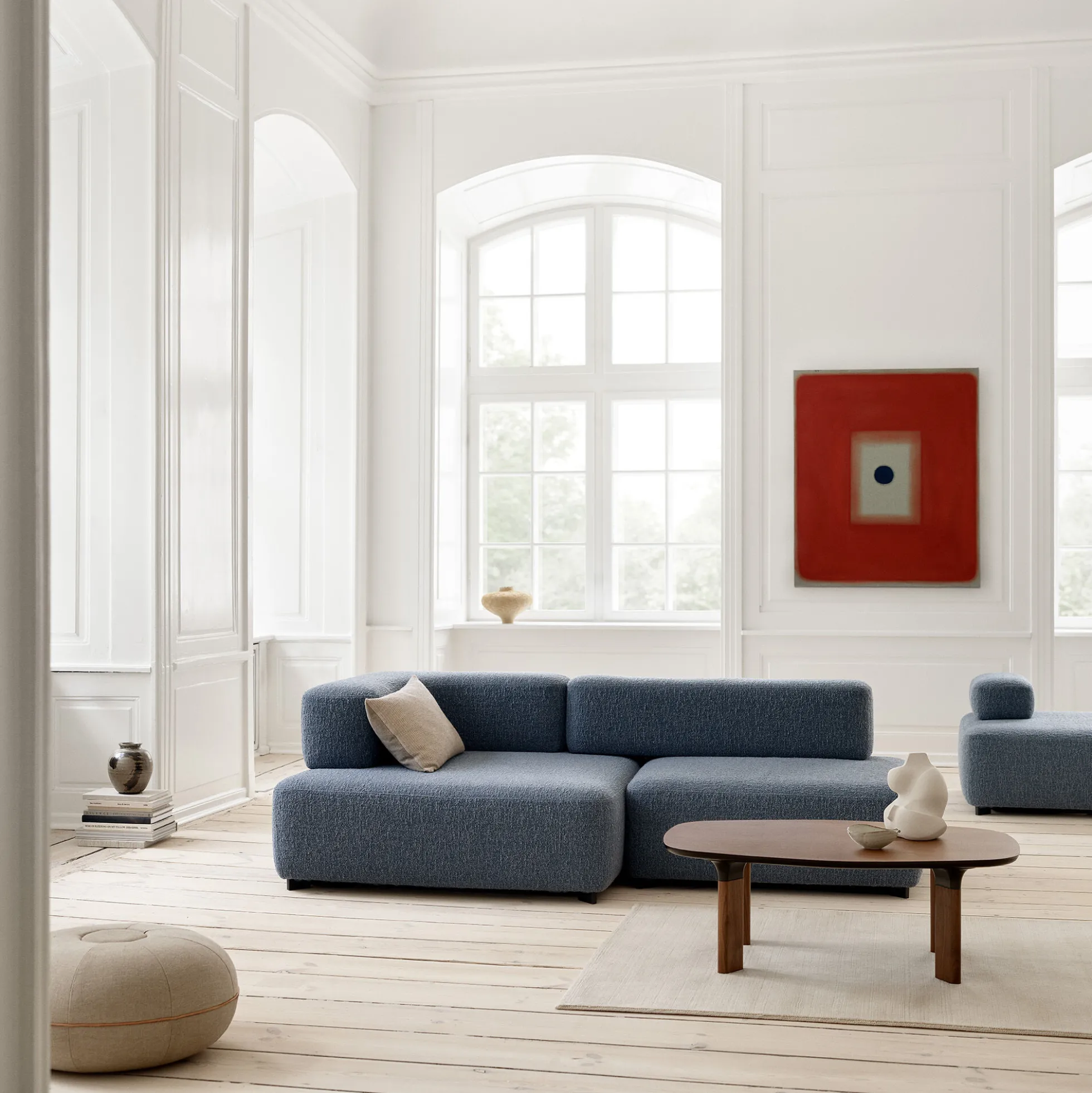 Pouf, natural
