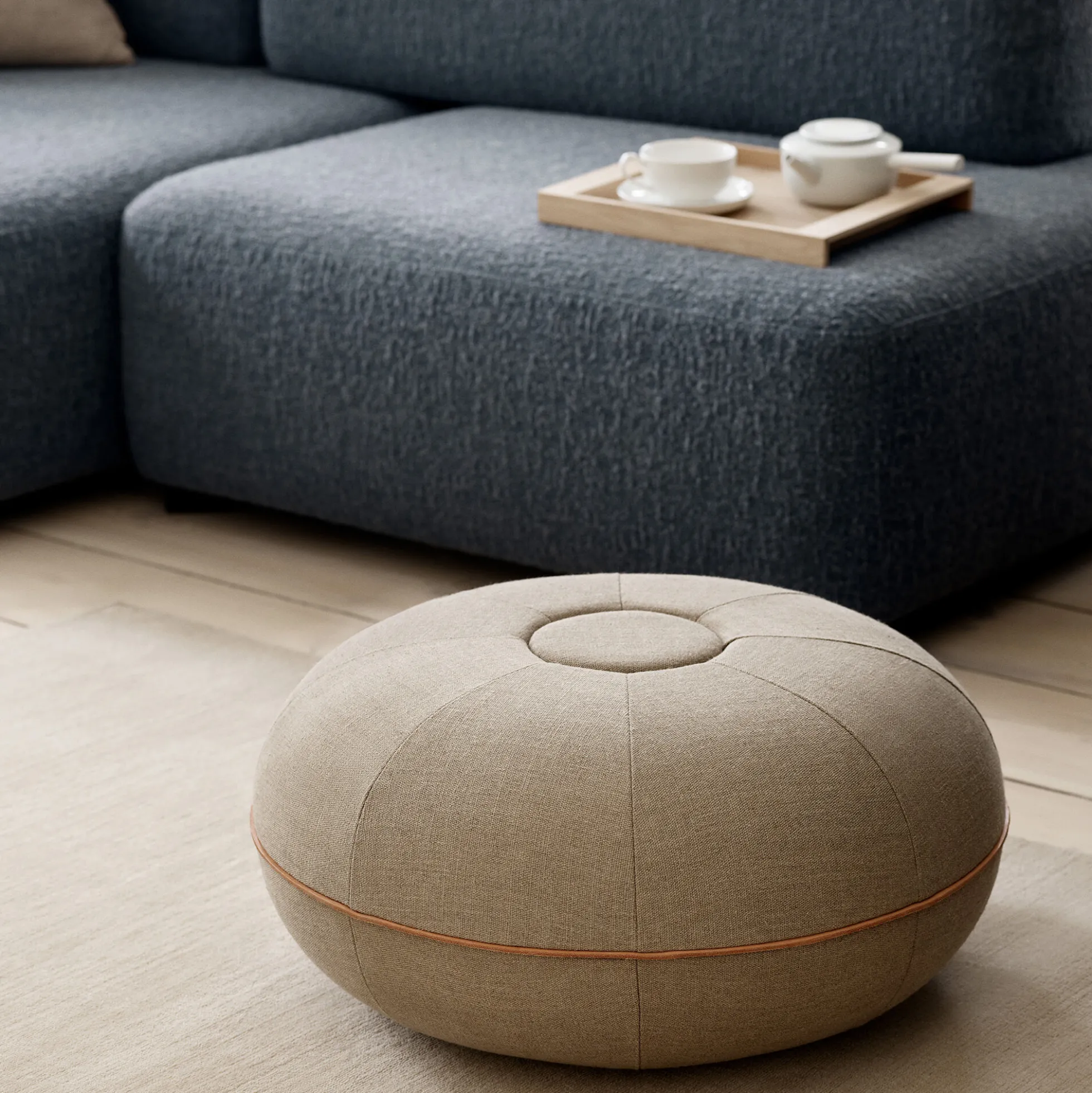 Pouf, natural