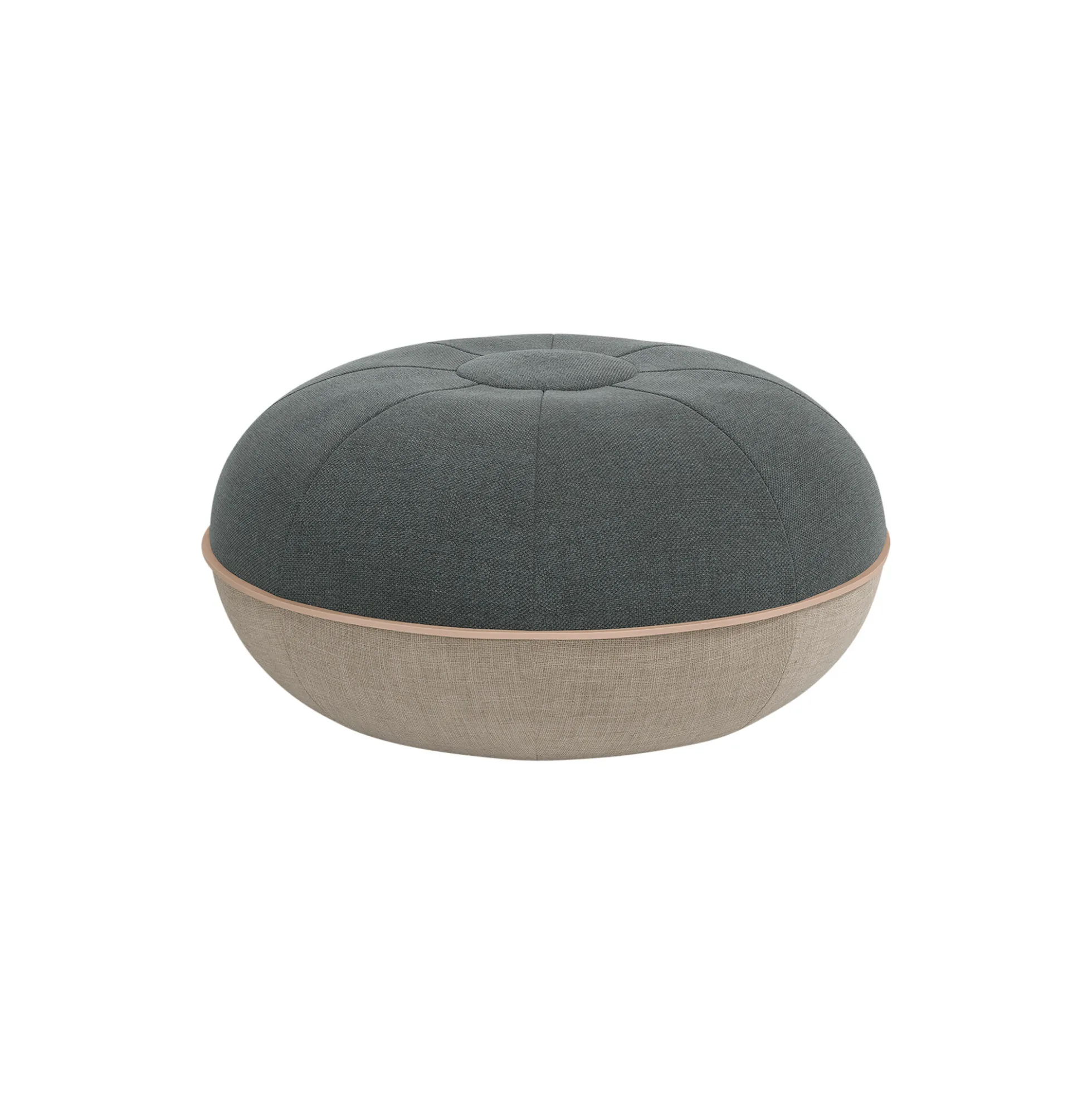 Pouf, steel grey