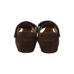 Prewalker med bamsebroderi, dark brown