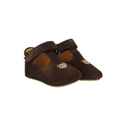 Prewalker med bamsebroderi, dark brown