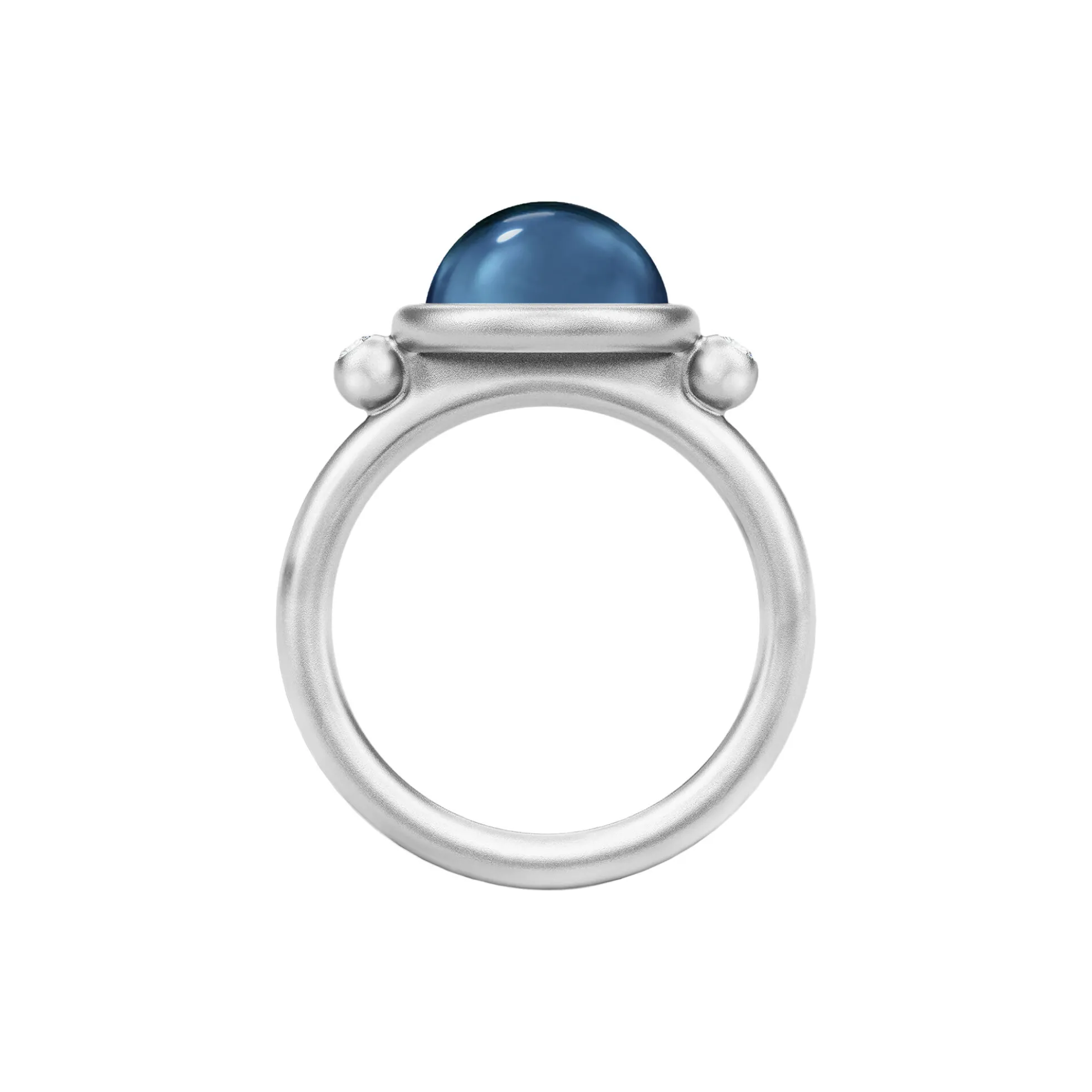 Prime Ring, silver/sapphire blue