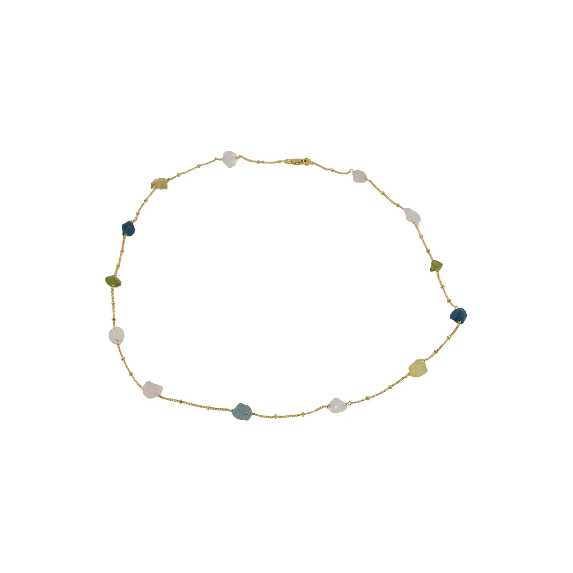 Prism Necklace, gold