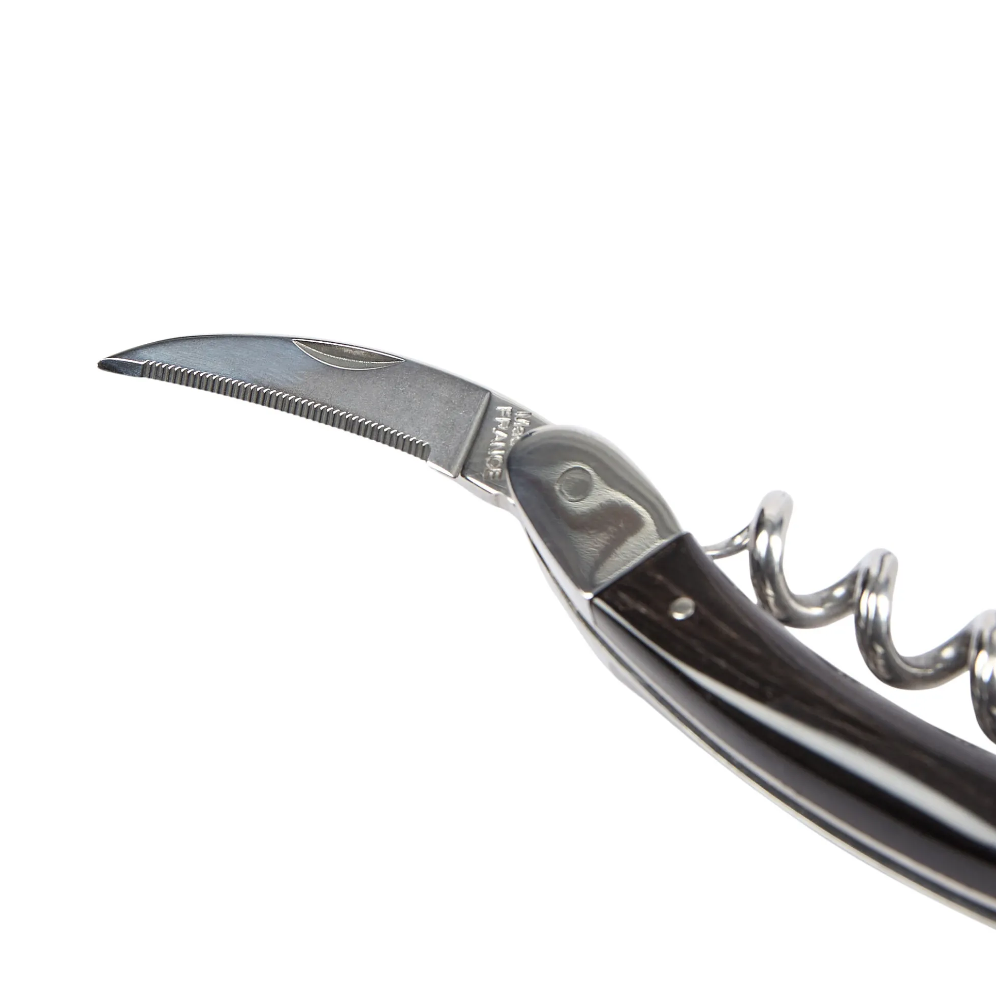 Proptrækker D.L., sort horn