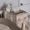 Pusleopbevaringskurv m/ hanke, morning beige