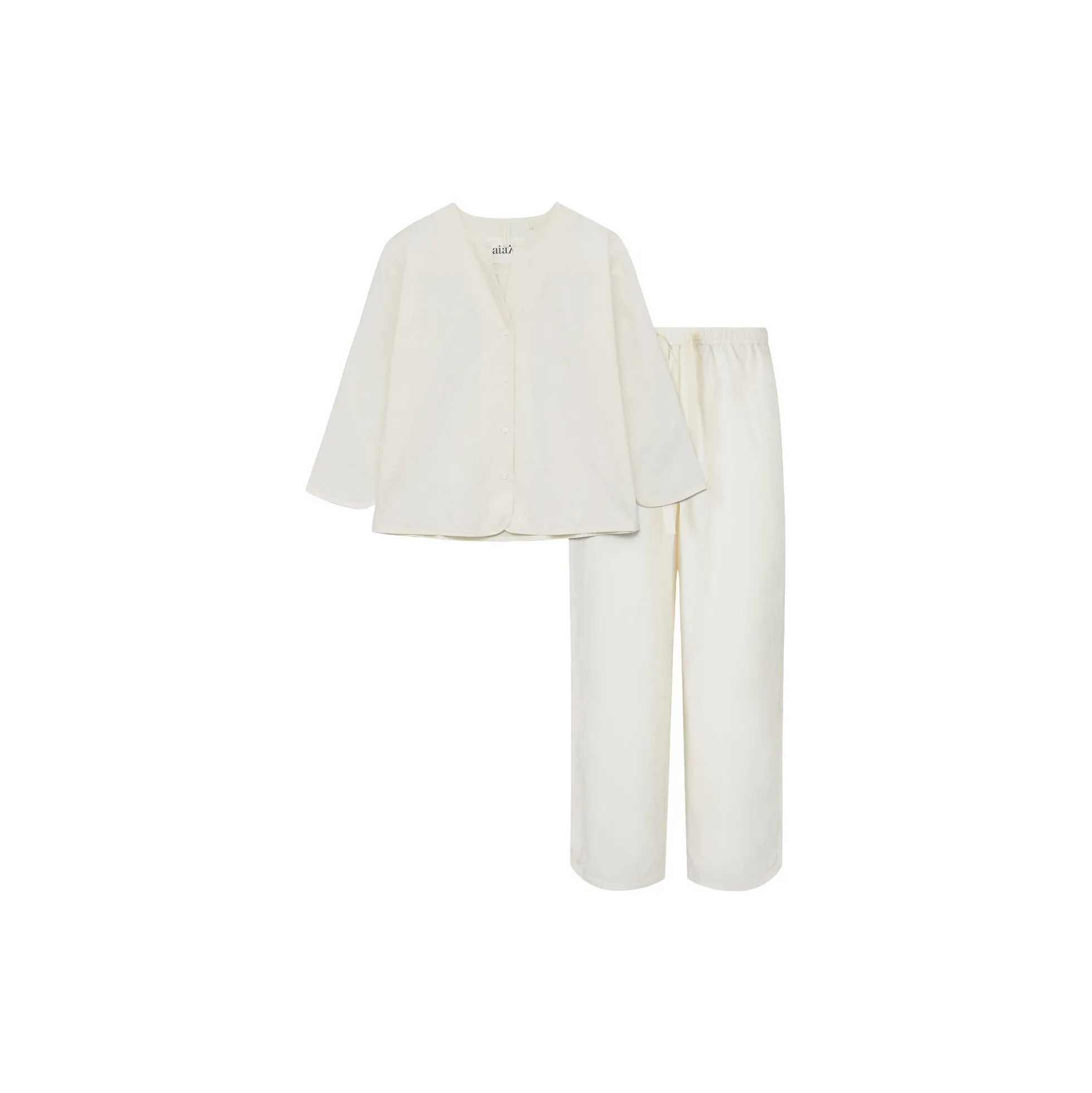 Pyjamas Poplin, pure ecru