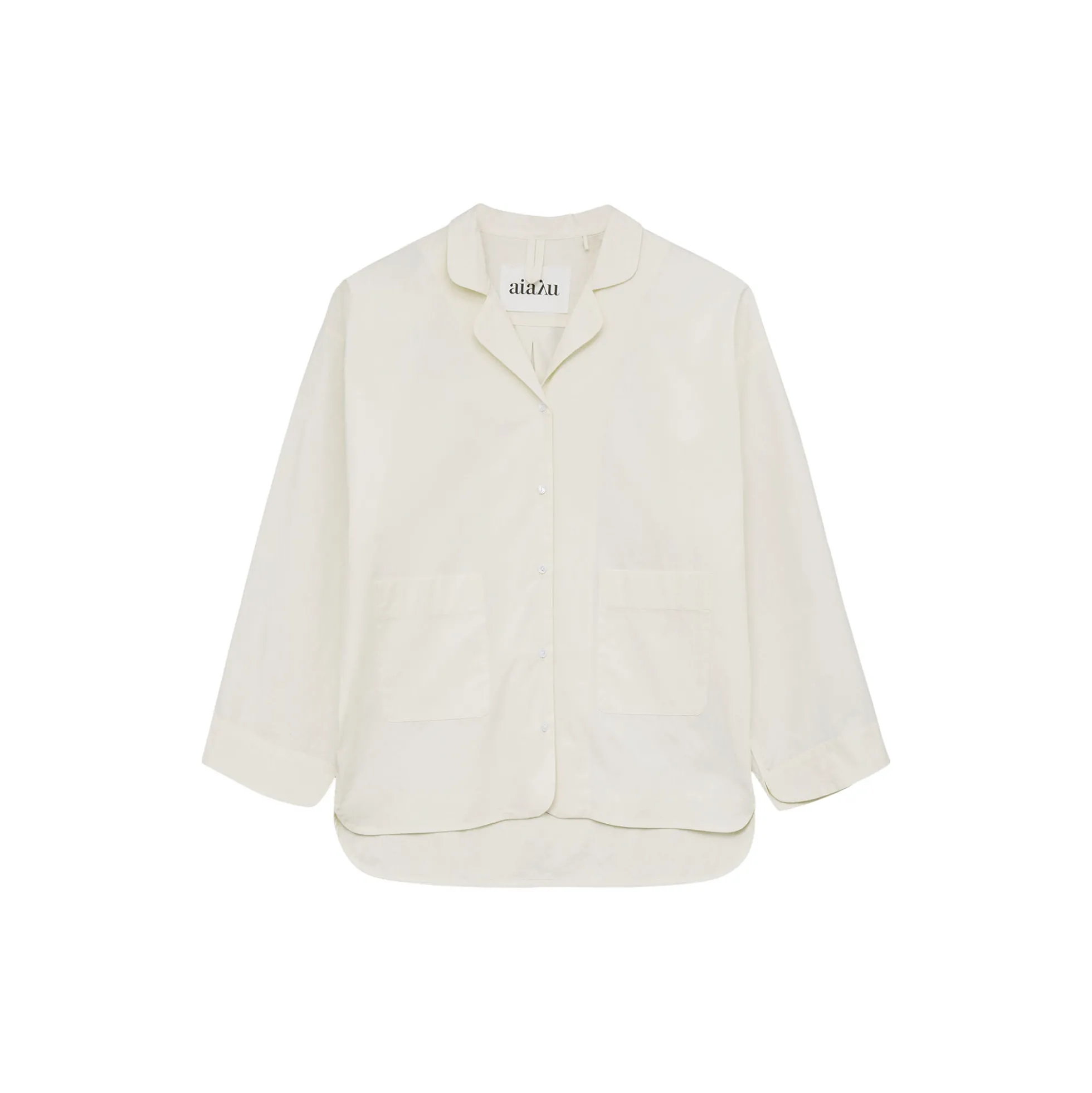 Pyjamas Shirt, pure ecru
