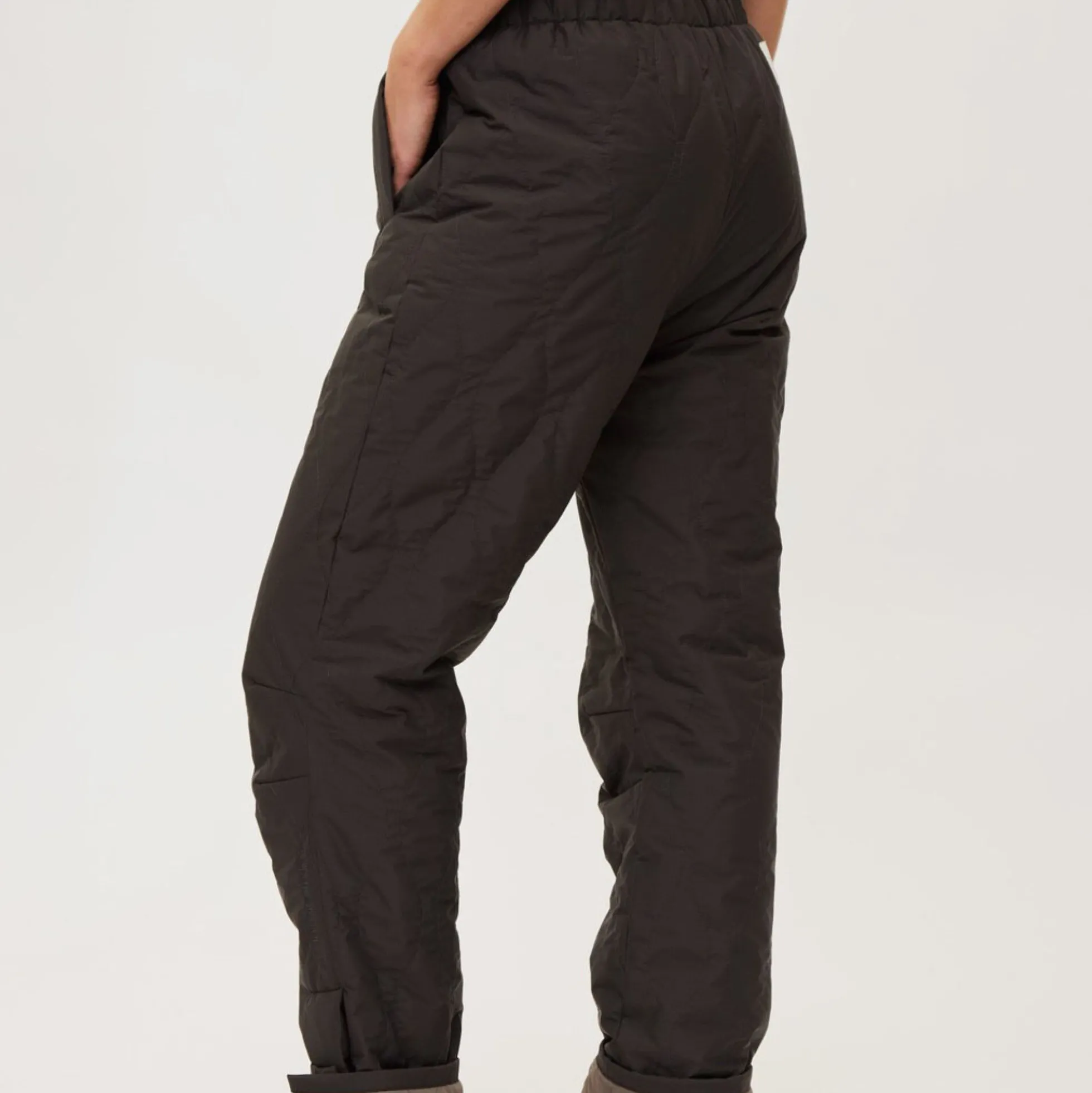 Quilted Trousers Field, almost black