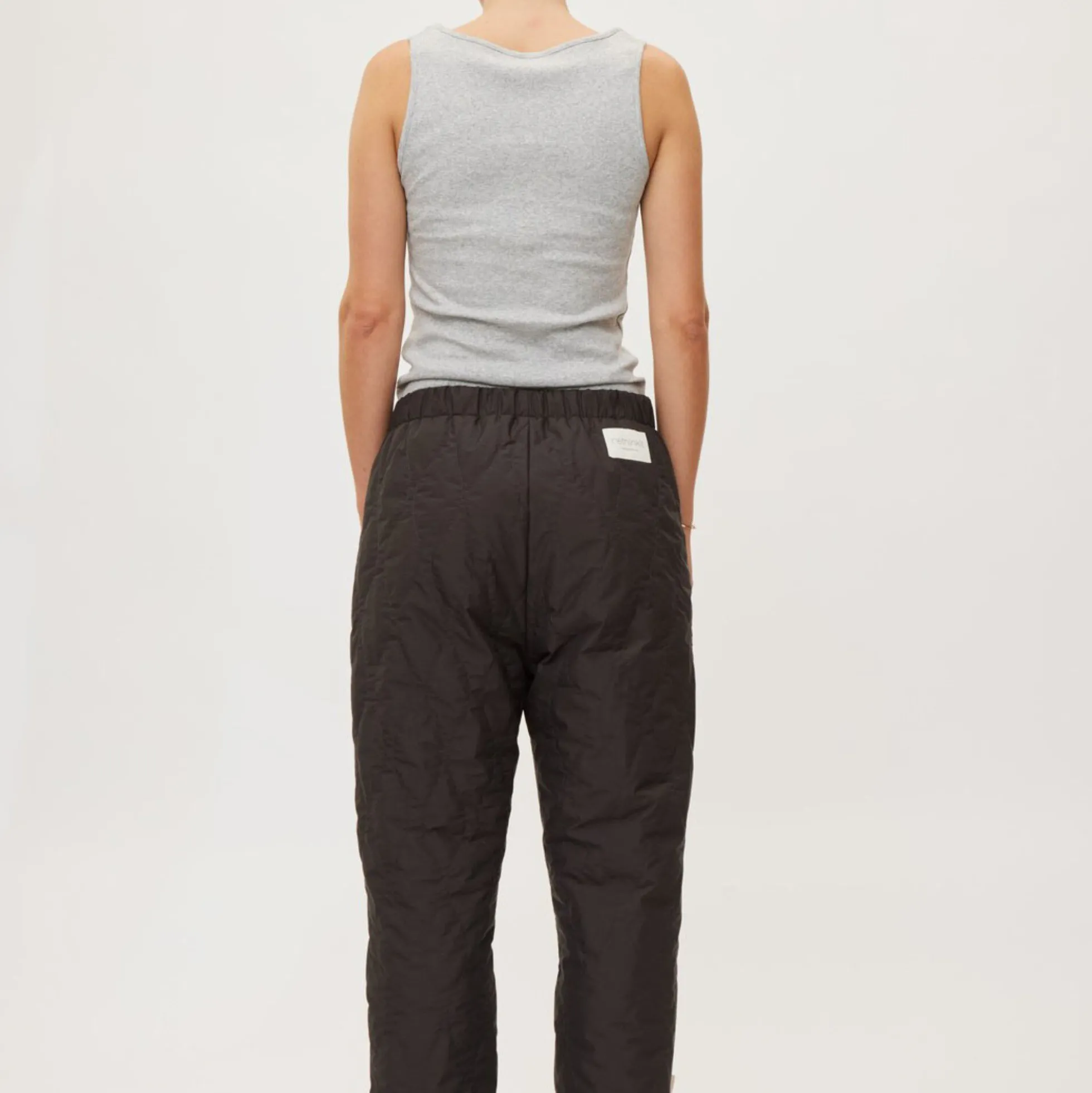 Quilted Trousers Field, almost black