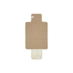 Quiltet pusleunderlag, classic stripes camel