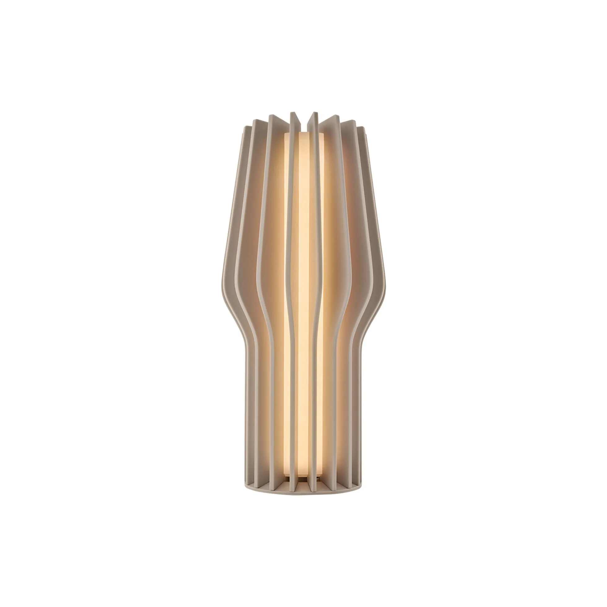 Radiant LED batterilampe, pearl beige