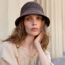RAFFIA Hat, taupe
