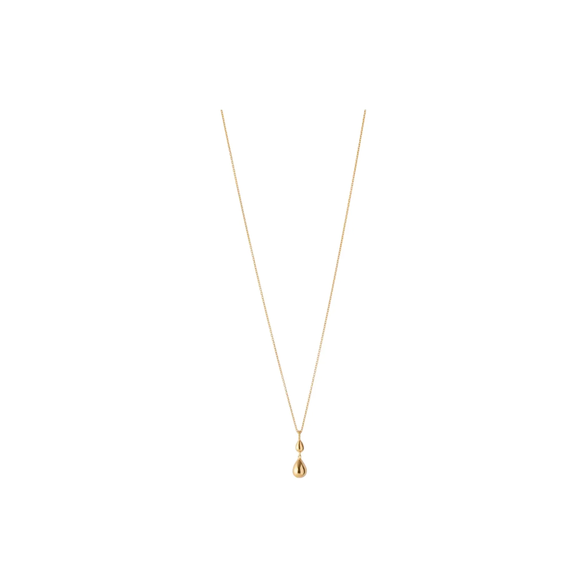 Rain Necklace, forgyldt