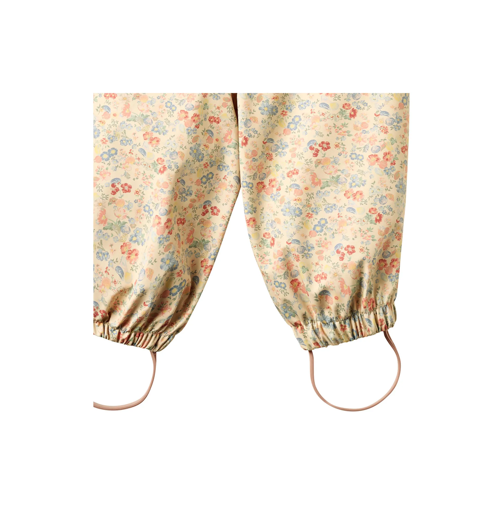 Rainwear Charlo Overall, flowers and seashells