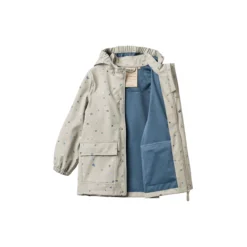 Rainwear Ollo Jacket, light flint letters