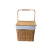 Rattan Picnic Basket with Liner
