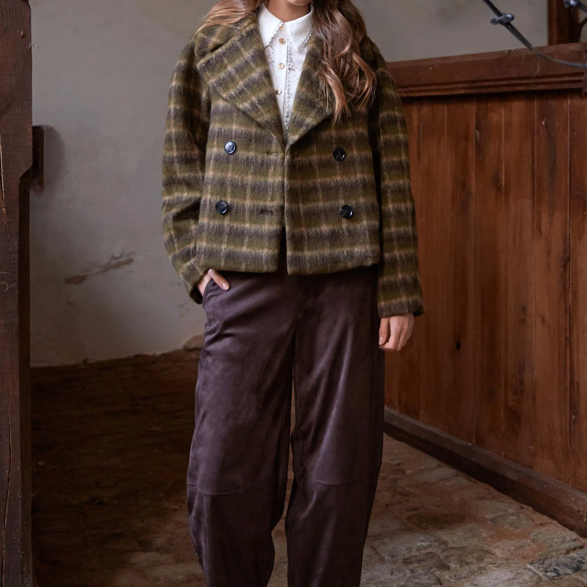 7710RDFCamero pants, chocolat