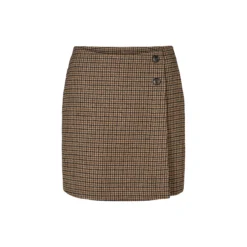 7898RDFSelah wrap skirt, chocolat