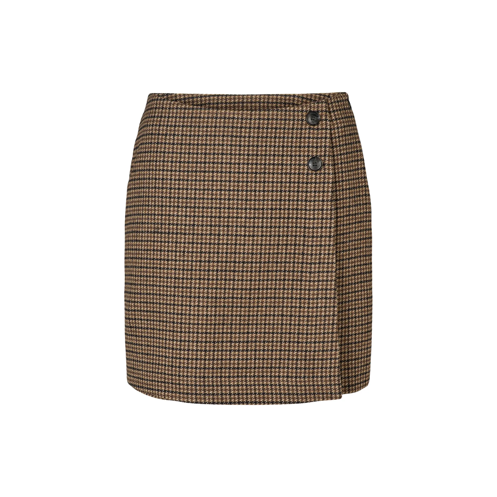 7898RDFSelah wrap skirt, chocolat
