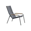 ReCLIPS bambus loungestol, dark grey