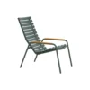 ReCLIPS bambus loungestol, olive green