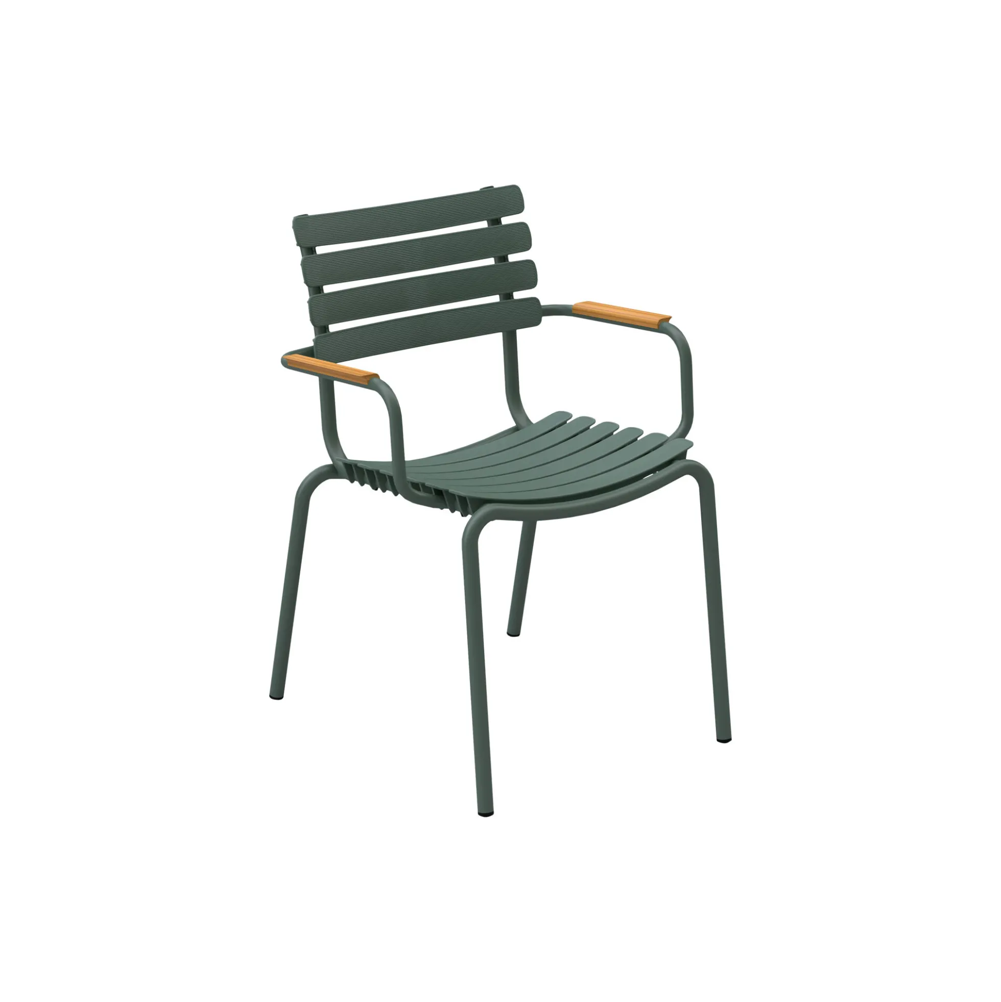 ReCLIPS bambus spisebordsstol, olive green