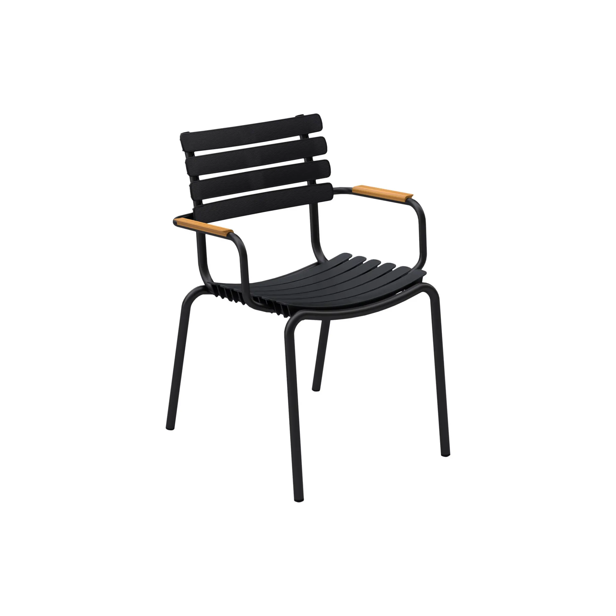 ReCLIPS bambus spisebordsstol, black