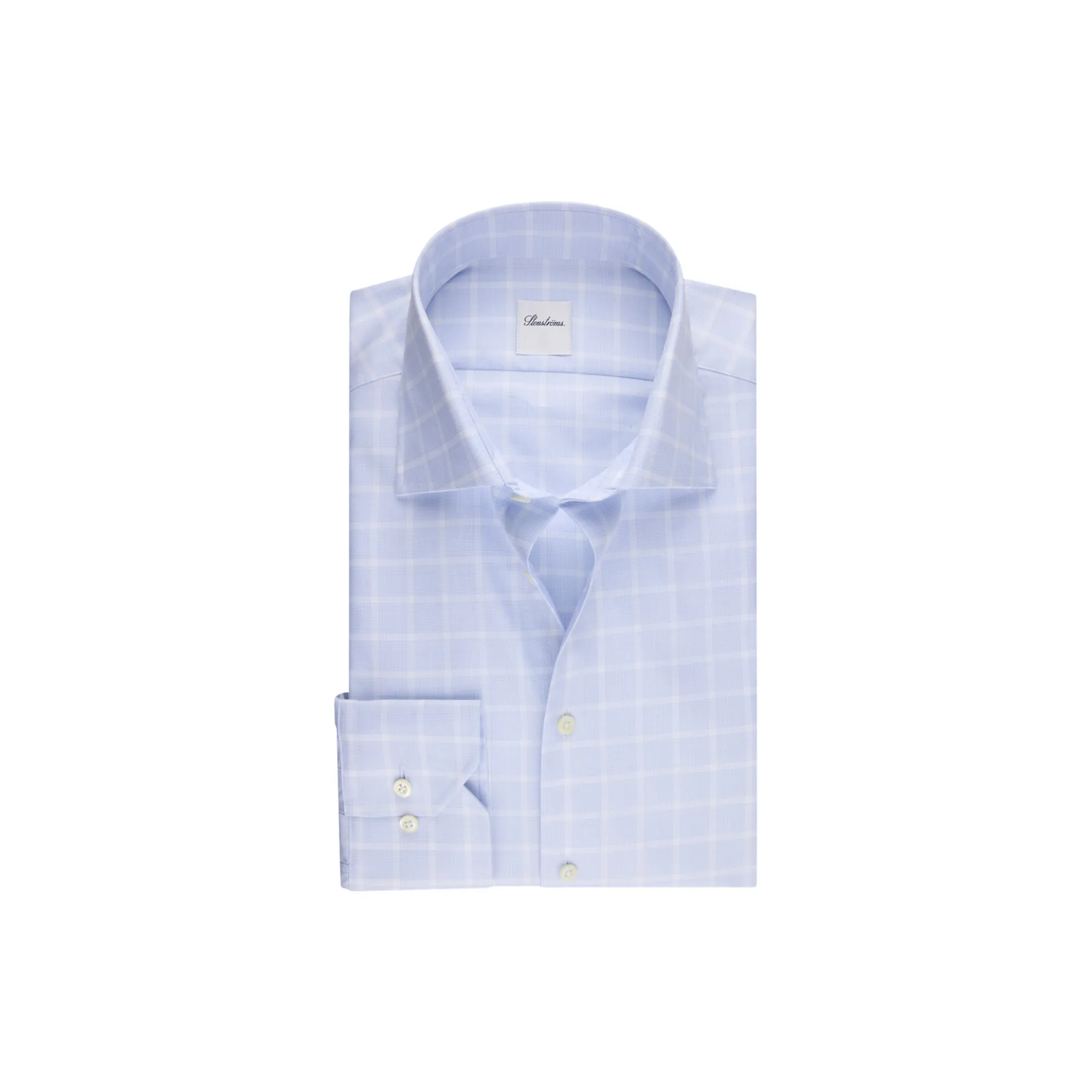 Regular C77 RM cuff, light blue check