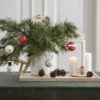 Reindeer Ornament 2 pcs, white