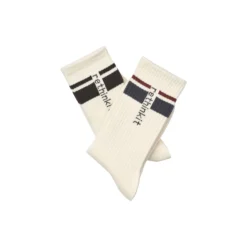 Rethinkit Striped Crew Sock 2pack, ink almost black