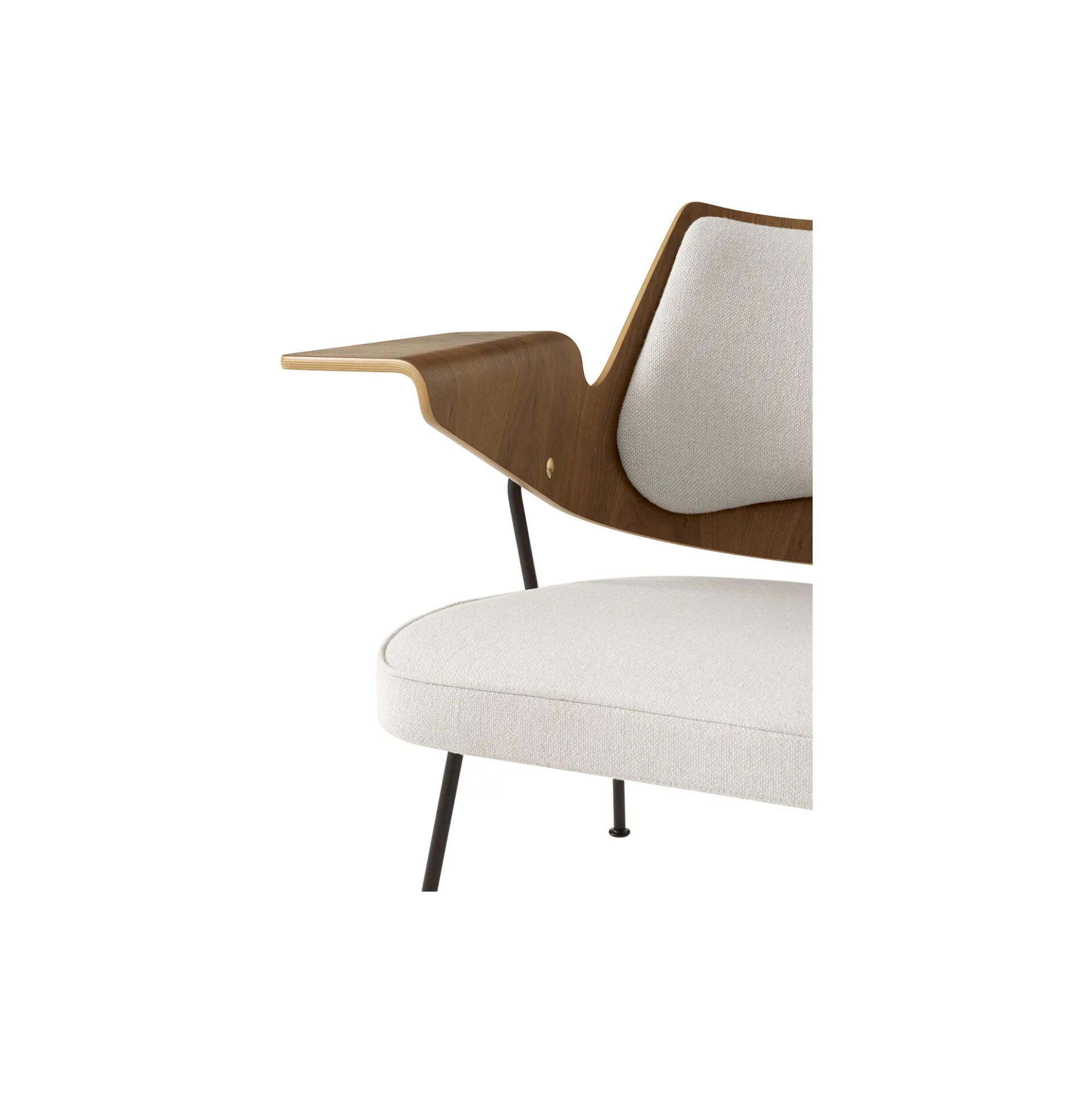 RFH RD8 Lounge Chair, walnut/beech/hallingdal 103